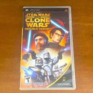 PSP Star Wars The Clone Wars Republic Heroes Video Game